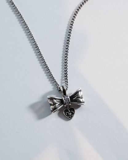 925 Silver Bow Pendant
