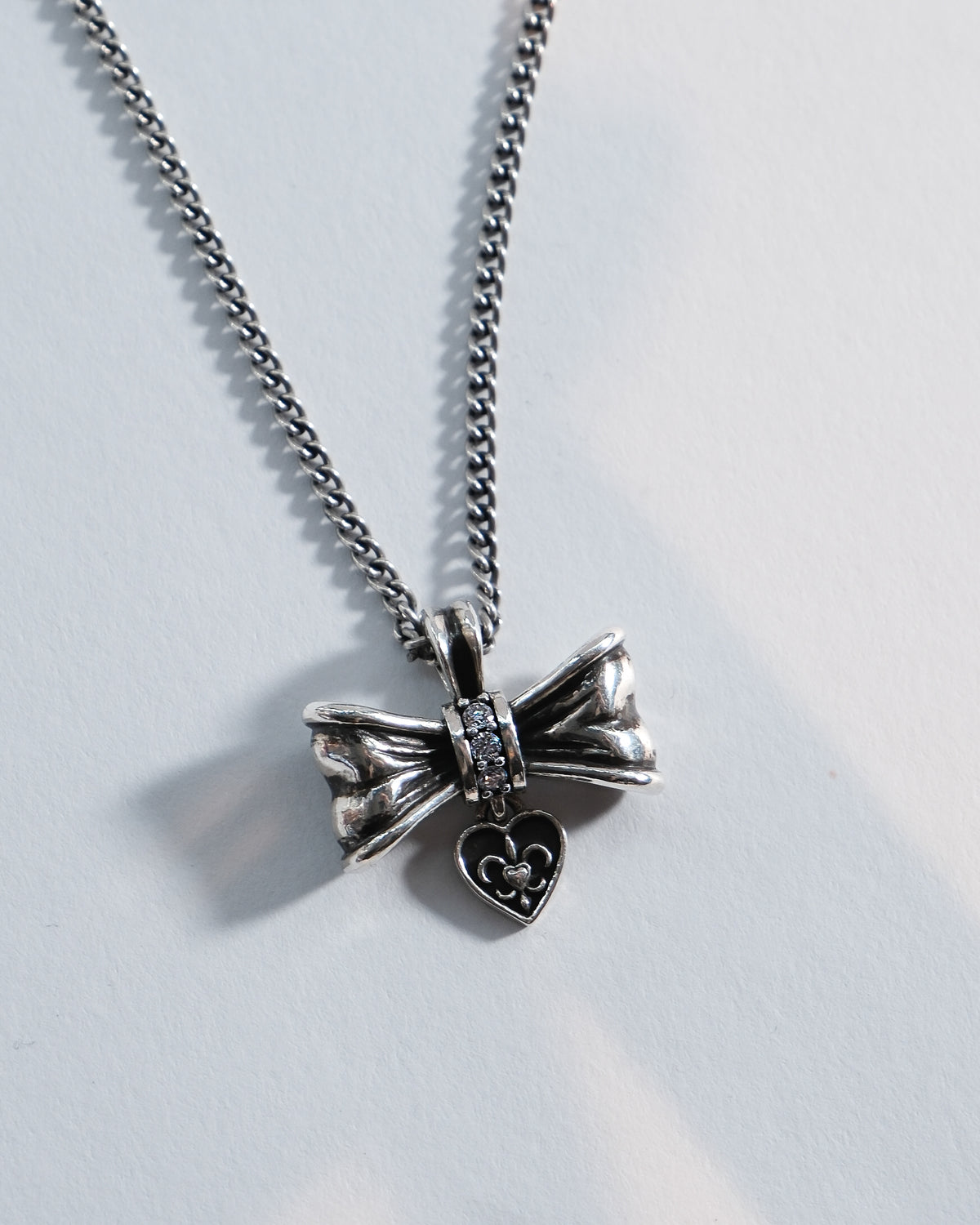 925 Silver Bow Pendant