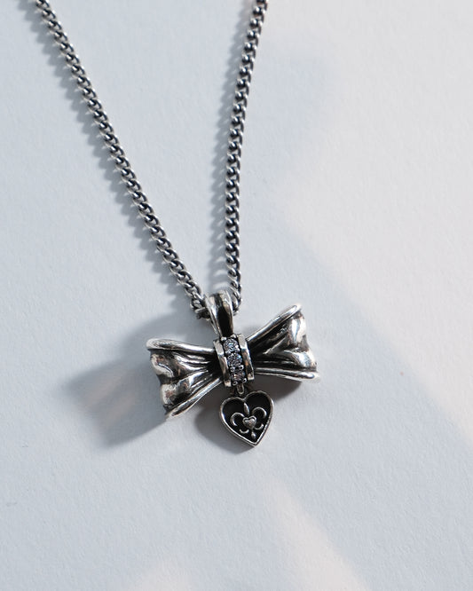 925 Silver Bow Pendant