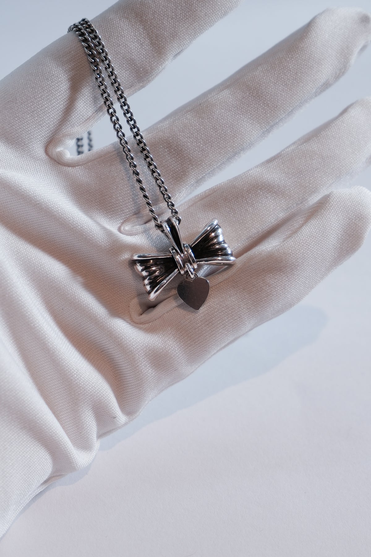 925 Silver Bow Pendant
